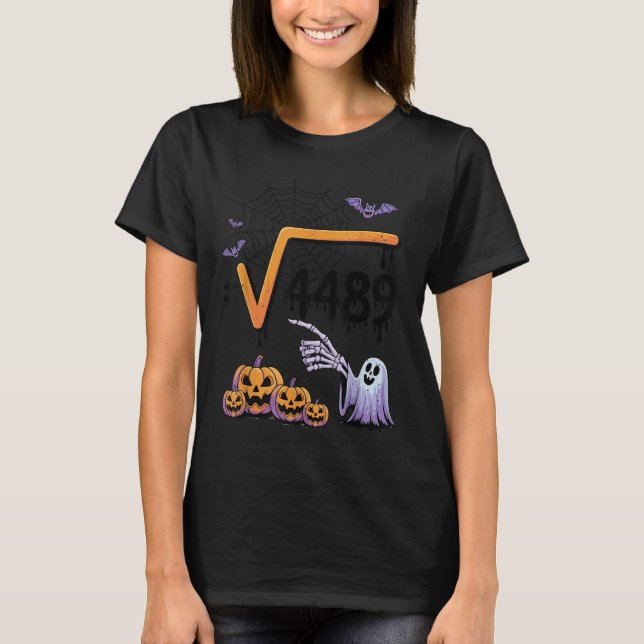 Camiseta Traje de Halloween para professor de matemática 44 (Frente)