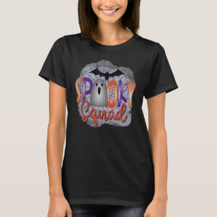 Camiseta Traje de Halloween retrô assustador sinistro de te