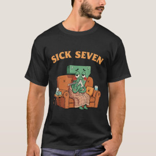 Camiseta Traje de Halloween Sick Seven 67 Design de Brincad