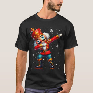 Camiseta Traje de Natal do Quebra-Nozes Dabbing Combinando
