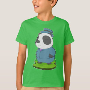 Camiseta Traje de Noiva Panda Groom