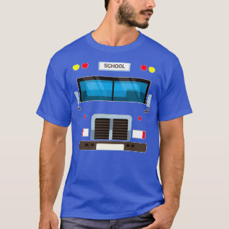 Camiseta Traje de ônibus escolar halloween