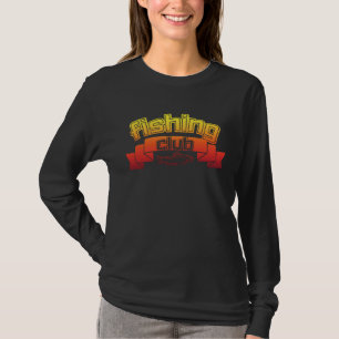 Camiseta Traje de Pescador Hora de Pescar Clube de Pesca