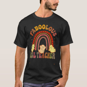 Camiseta Traje de PROFESSORA DE ESL FABOOLOSA Vintage Isto