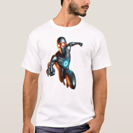 Camiseta Traje de Reator Arc Homem de Ferro - Super Herói M