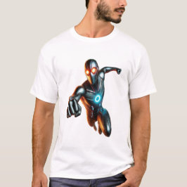 Camiseta Traje de reator de arco de ferro - Super-herói Mar