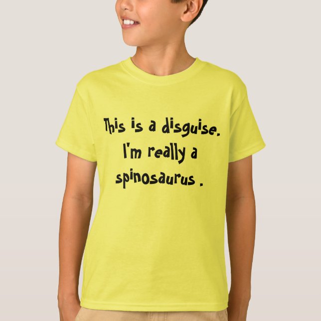 Camiseta Traje de Spinosaurus (Frente)