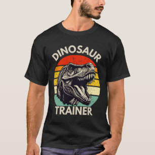 Camiseta Traje de Treinador de Dinossauro Retro de Hallowee