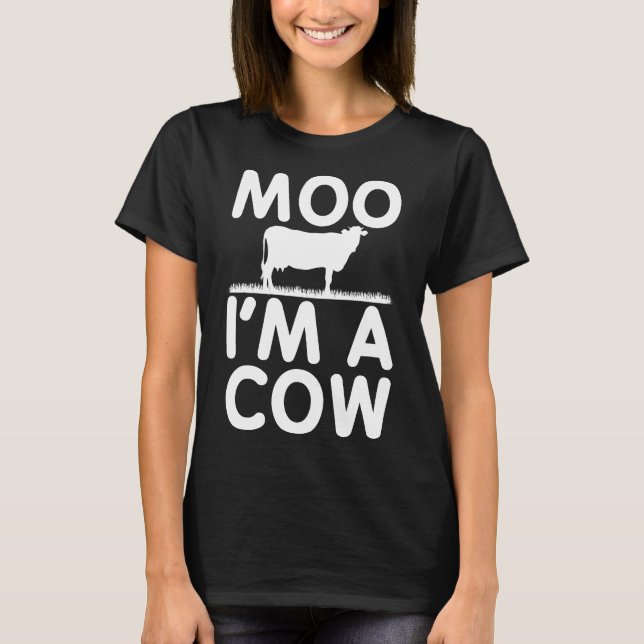 Camiseta Traje de Vaca Moo Im (Frente)
