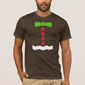 Camiseta traje do homem de pão-de-espécie