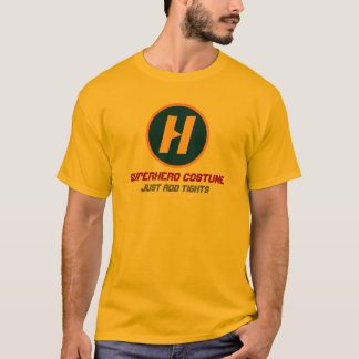 Camiseta Traje do super-herói - com monograma feito sob