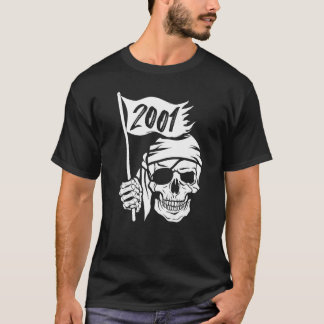Camiseta Traje e Nascer de bandeira do capitão em 2001