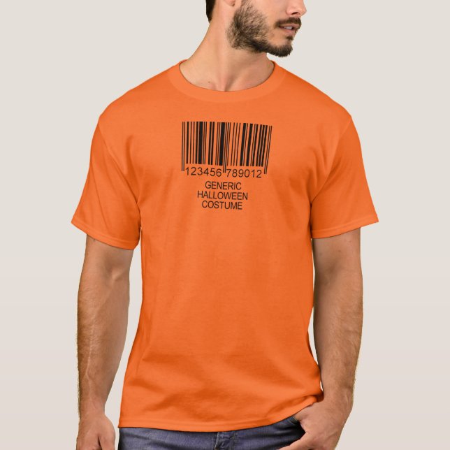 Camiseta Traje genérico do Dia das Bruxas (Frente)