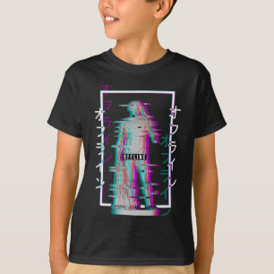 Camiseta Traje Grego Offline Falência Japonesa Onda Vaporw