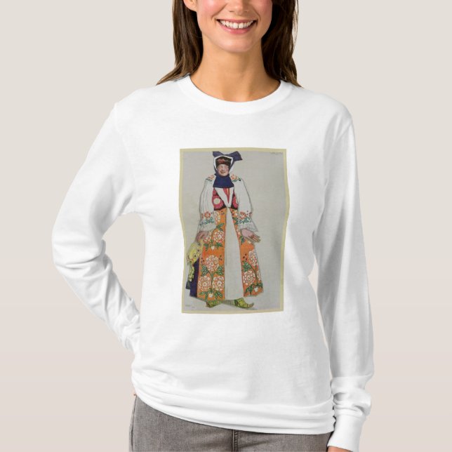 Camiseta Traje o design para uma mulher do camponês, de (Frente)