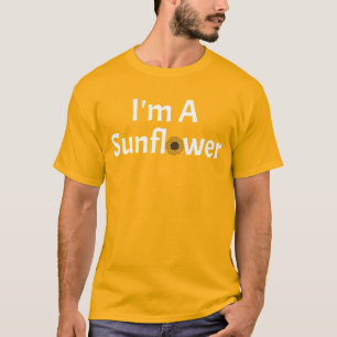 Camiseta Traje Preguiçoso de Girassol para o Halloween