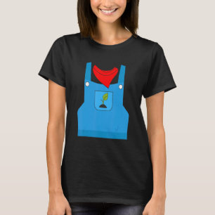 Camiseta Traje Simples de Agricultor Design Roupas de Agric