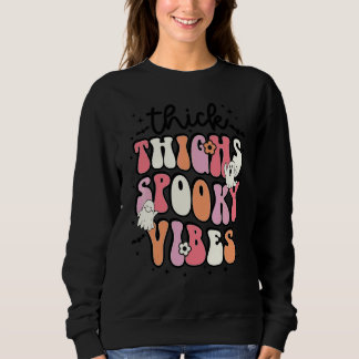 Camiseta Trajes de Fantasma Boo Vibrações Assustadoras Coxa