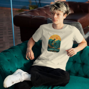 Camiseta Trajes de Verão sem rumo - Aventura de bicicleta d
