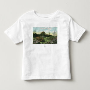 Camiseta Trajeto e pavilhão do rododendro de Highland Park