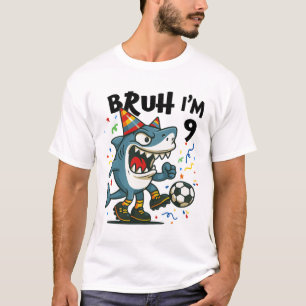 Camiseta Tralalero Tralala Cérebro Italiano Menino Vermelho