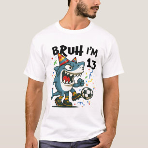 Camiseta Tralalero Tralala Rotação Cerebral Italiana Futebo