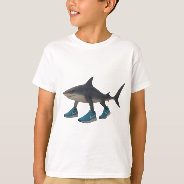 Camiseta Tralalero Tralala Shark with shoes (Frente)