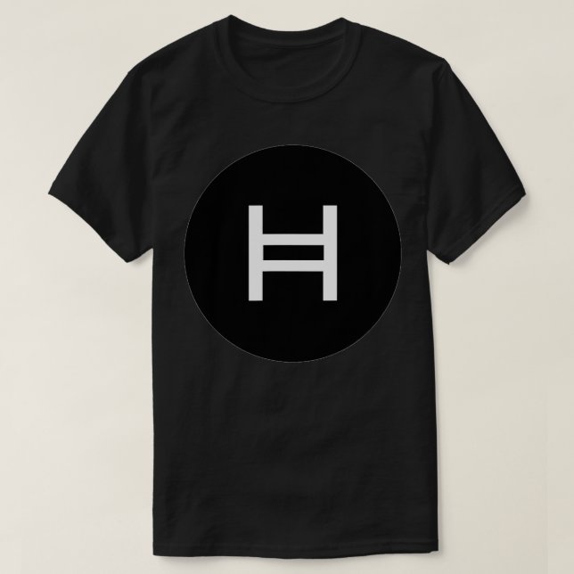 Camiseta Tralizador de Criptografia de HBAR de Hashógrafo H (Frente do Design)