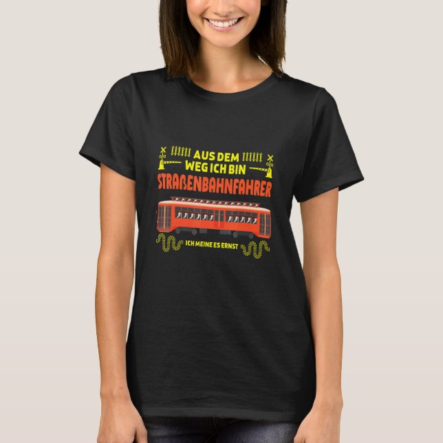 Camiseta Tram Driver Tramway Tram S Bahn (Frente)
