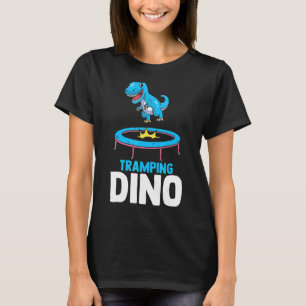 Camiseta Tramping Dino Salta E Joga Amigos Animais Divertid
