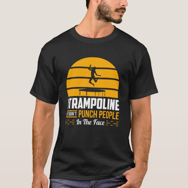 Camiseta Trampoline Trampoline Esporte Sarcástico (Frente)