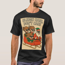 Camiseta Trança de trenó, Equipe que não se importa