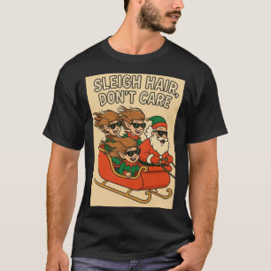 Camiseta Trança de trenó, Equipe que não se importa