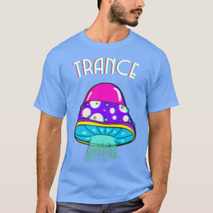 Camiseta Trance Psychedelic Trippy Glits Mushroom