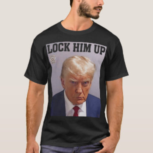Camiseta Tranque-O Donald Trump Mug Shot T S Anti Trump G