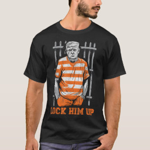 Camiseta Tranque-O Engraçado Donald Trump 2024 Vai Para Ja