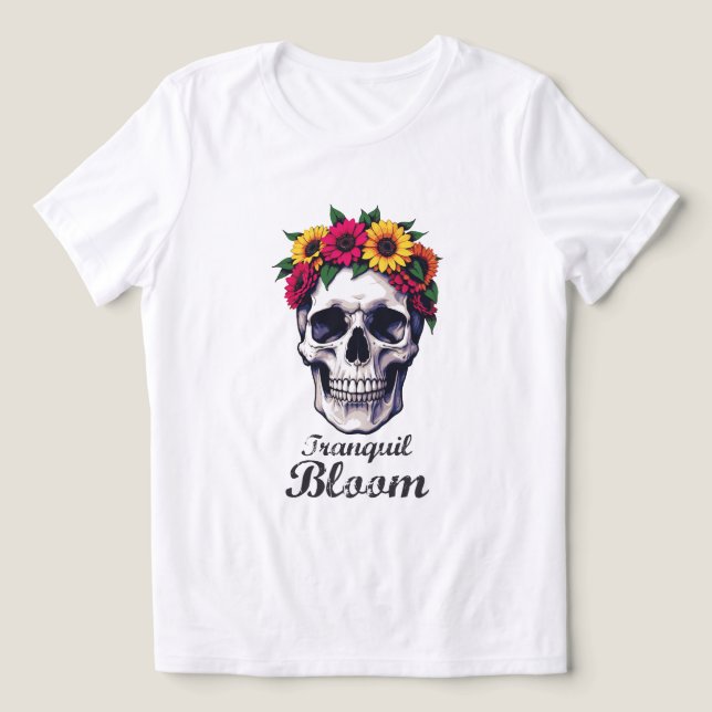 Camiseta Tranquil Bloom (Design frontal)