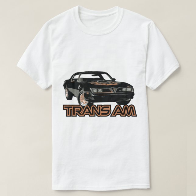 Camiseta Trans am Smokey e a arte do filme de carro bandido (Frente do Design)