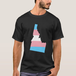 Camiseta Trans Flag Idaho LGBT Pride Support retro