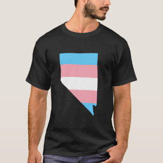 Camiseta Trans Flag Nevada LGBT Pride Support family