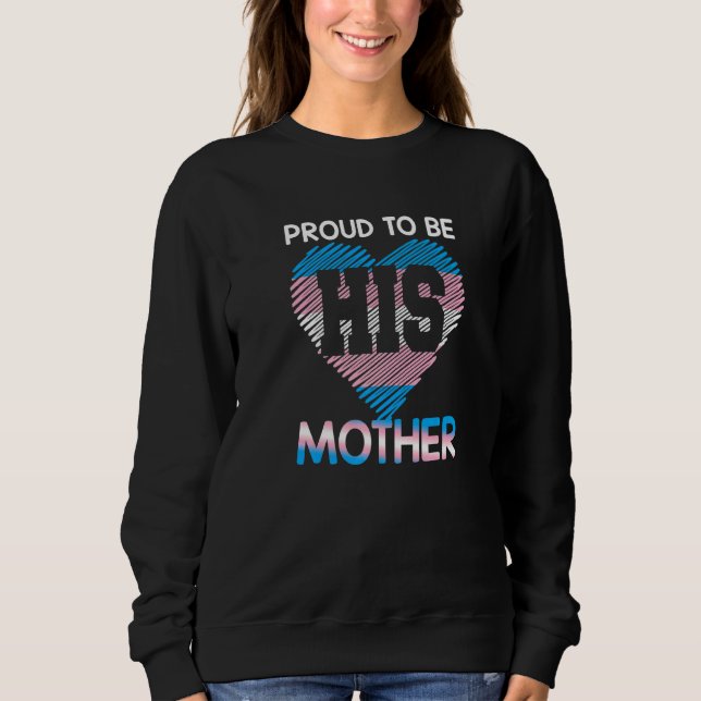 Camiseta Trans Mãe Trans Bandeira do Orgulho Transgênero Mã (Frente)