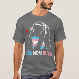 Camiseta Trans Mama Bear Livre Mãe Abraça O Transgênero Arc