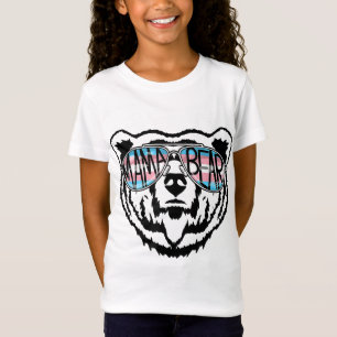 Camiseta Trans Mama Ursa Orgulhosa Mãe Ally Transgender Rai