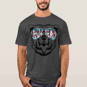 Camiseta Trans Mama Ursa Orgulhosa Mãe Ally Transgênero O