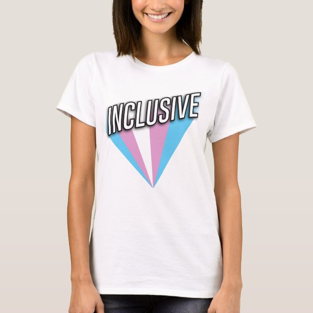 Camiseta Trans Pride Burst - Inclusive (Frente)