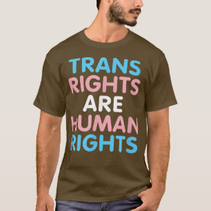 Camiseta Trans Rights Are Human Rights Lgbt Flag Gay Pride