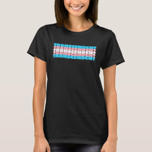 Camiseta Transcendent Queer LGBTQ+ Transgender pride flag