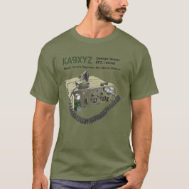 Camiseta Transceptor portátil clássico AN/PRC-77