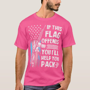 Camiseta Transexual Se Esta Bandeira O Ofende Ar-15 Arma Ri