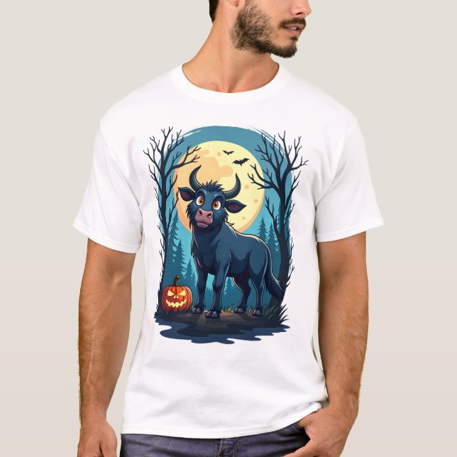 Camiseta Transformação de Lobisomem Vaca (Frente)
